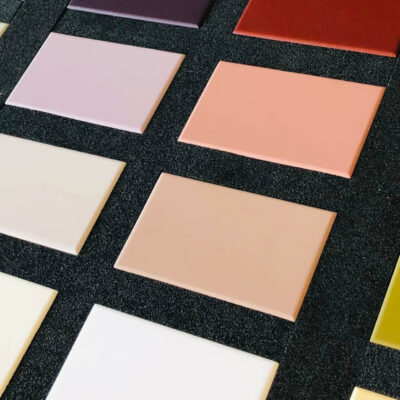 Sample afwerking satin